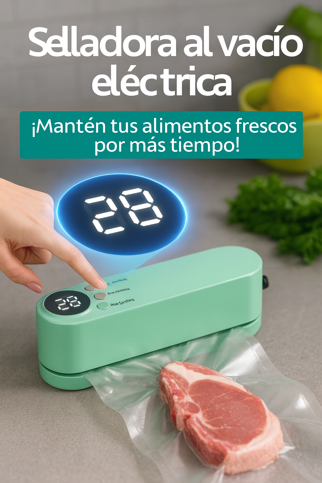 Selladora al Vacío Eléctrica – Conserva