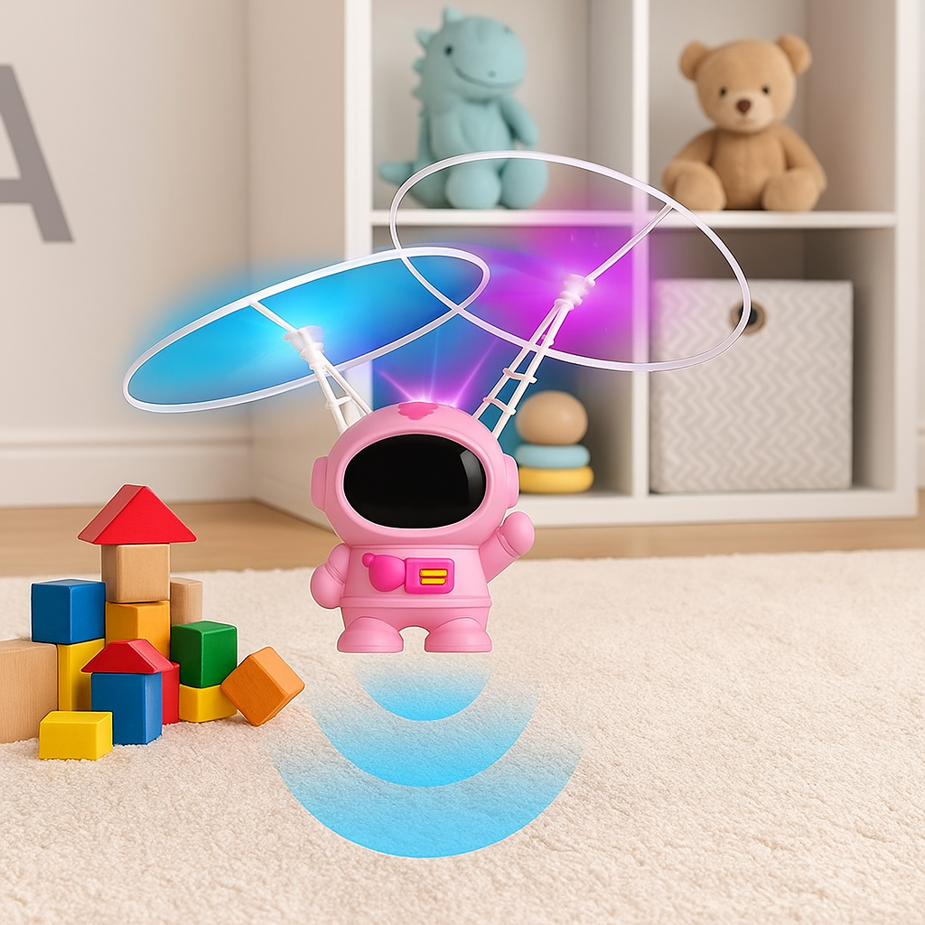 Astronauta Volador Rosado