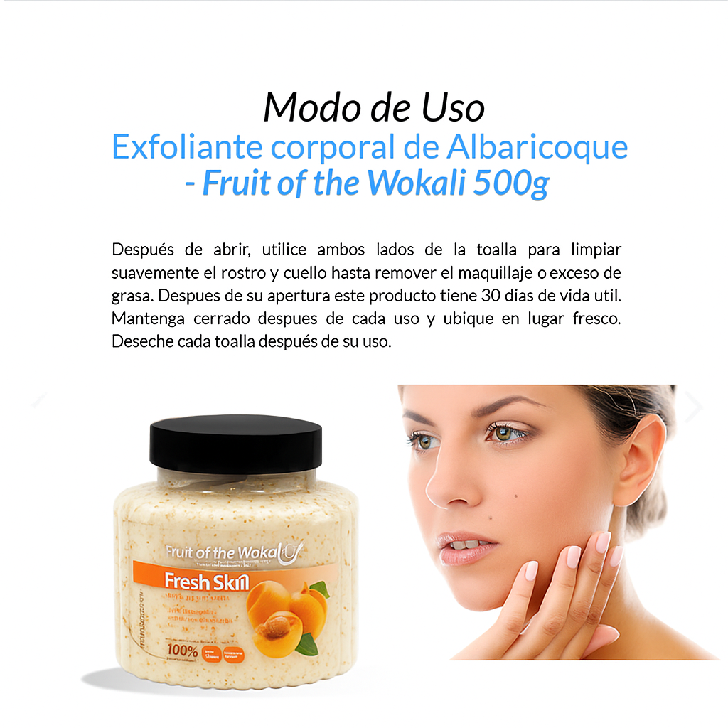 Exfoliante corporal de Albaricoque